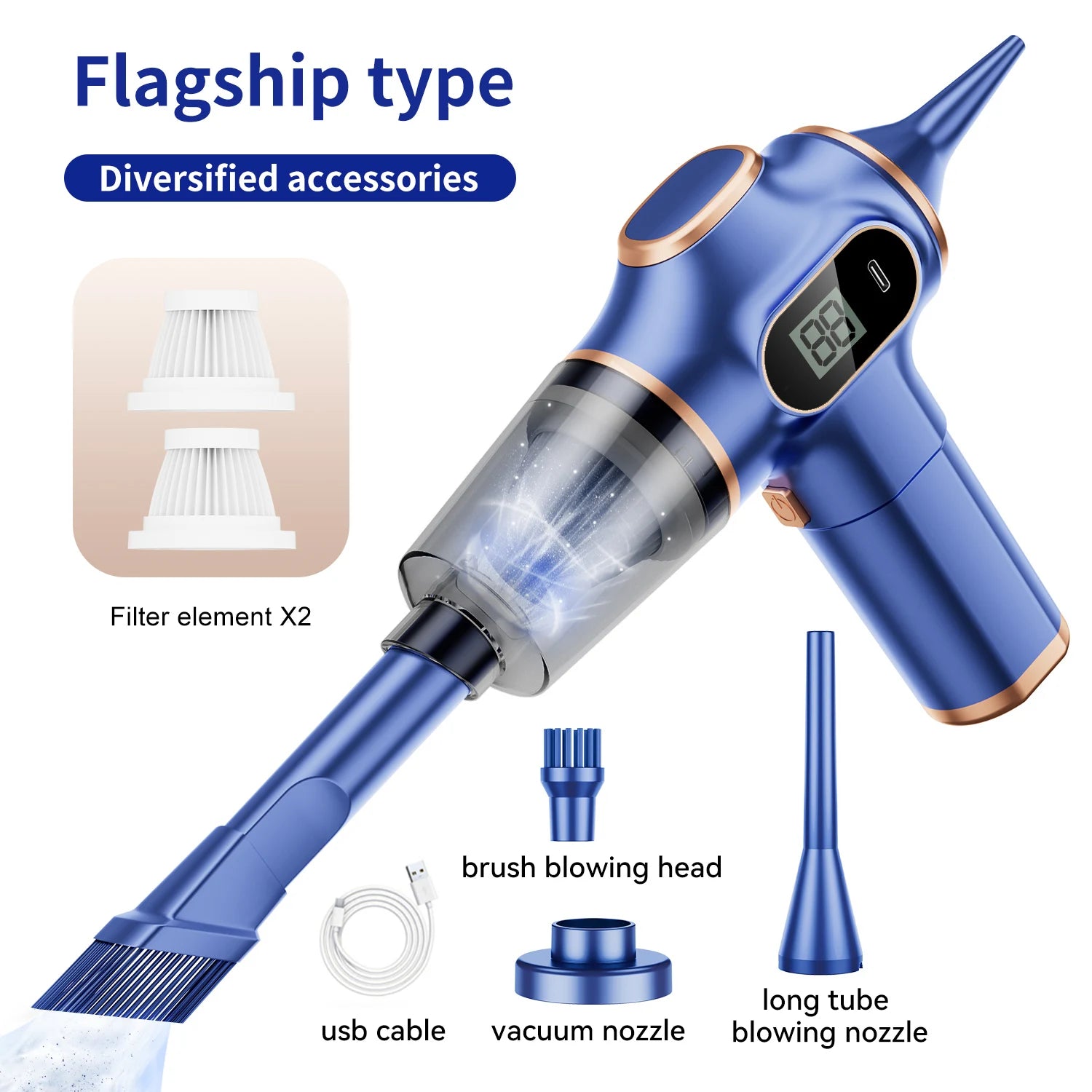 Omibex™ Portable Car Vacuum Pro