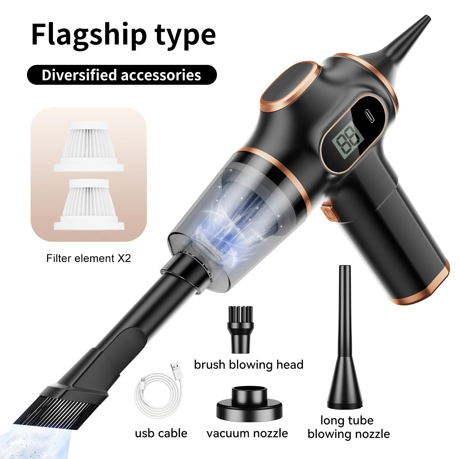 Omibex™ Portable Car Vacuum Pro